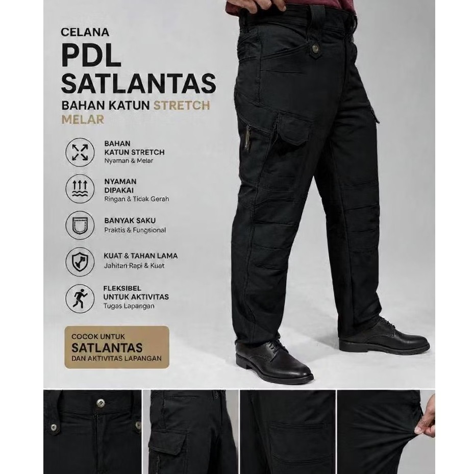 KATUN Satlantas PDL Pants ผ้าคอตตอนยืด ใส่สบาย&ยืด สําหรับกิจกรรมภาคสนาม