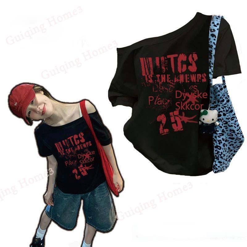 M-3XLเสื้อเบลาส์สไตล์ฤดูร้อน เสื้อคอปcouthyนางแบบใส่ เสื้อทํางานออฟฟิศสวยๆ เสื้อปาดไหล่ผู้หญิง ชุดแฟชั่นแซ่บๆตามกระแส