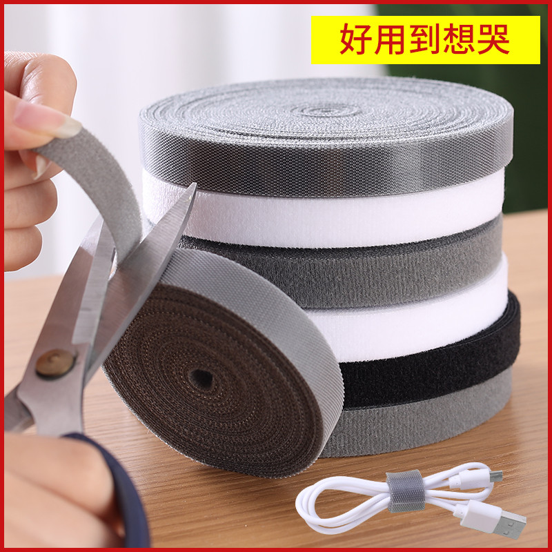 Data Cable Storage Handy Tool Velcro Cable Management Tie Cable Tie สายคอมพิวเตอร์ Tie Wire Fix Desk