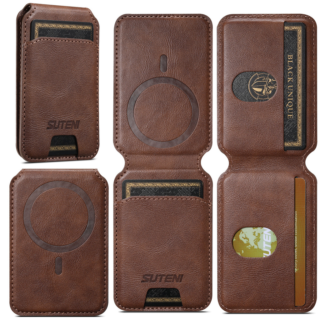 true money wallet card wallet การ์ดกระเป๋าสตางค์ MagSafe โดยตรงการ์ดควบคุมการเข้าออกแบบพกพาบางเฉียบ
