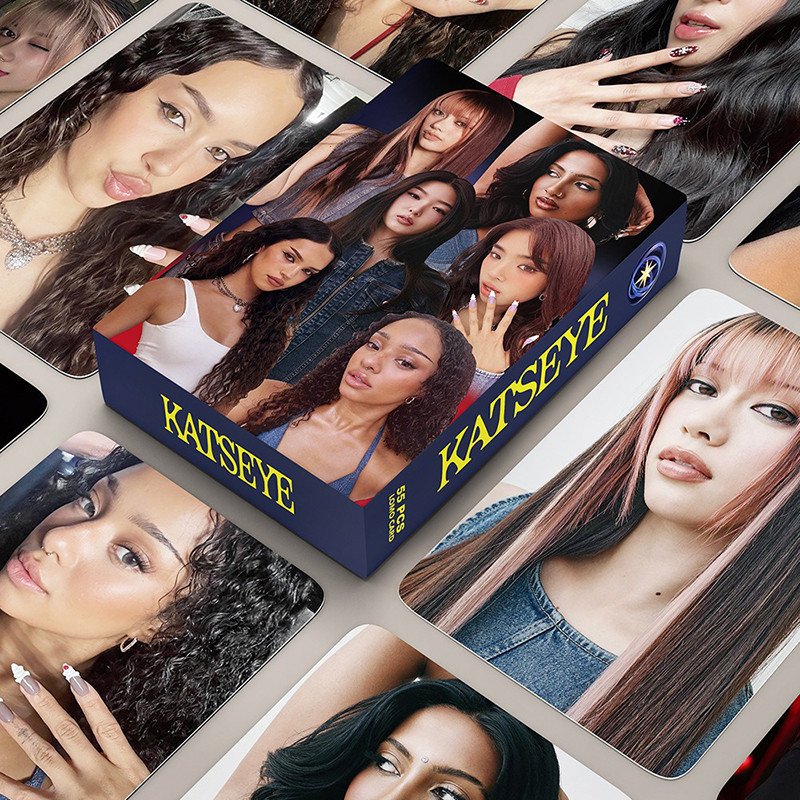 55 ชิ้น/กล่อง KATSEYE Photocard Album การ์ดสะสมการ์ด KPOP LOMO