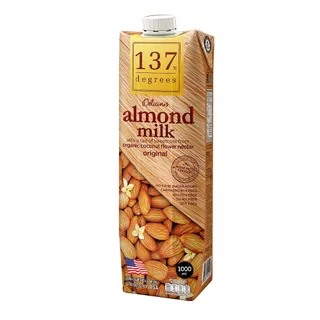 [สินค้าส่งด่วน] 137 ดีกรี นมอัลมอนด์สูตรดั้งเดิม 1 ลิตร 137 DEGREES ALMOND MILK ORIGINAL 1 L.
