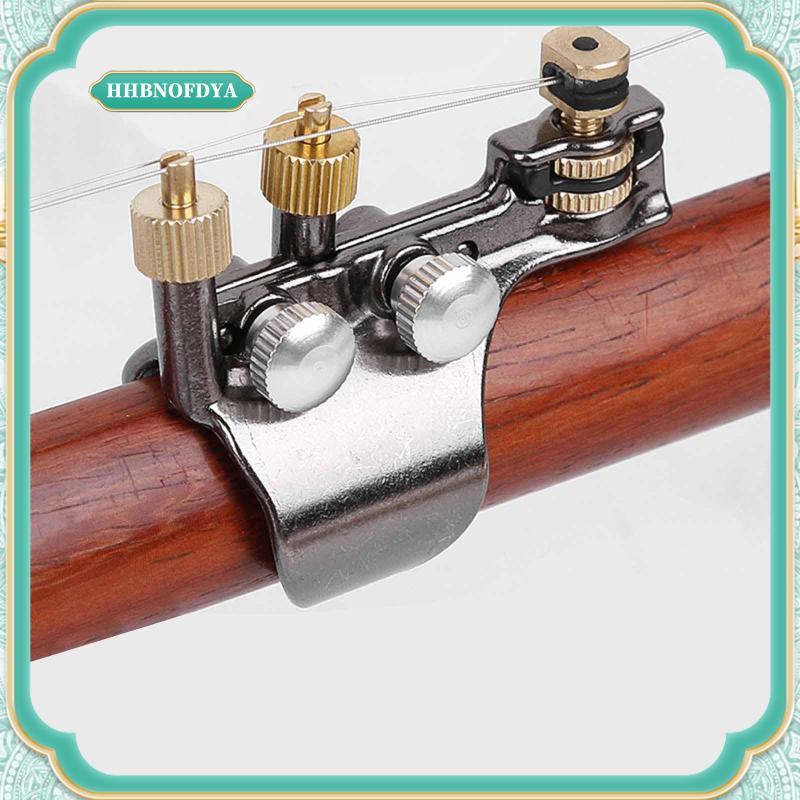 [hhbnofdya] Erhu Fine Tuners String Adjuster Replacement Silver Metal Erhu อุปกรณ์เสริมเครื่องดนตรีสําหรับการแสดงบนเวที