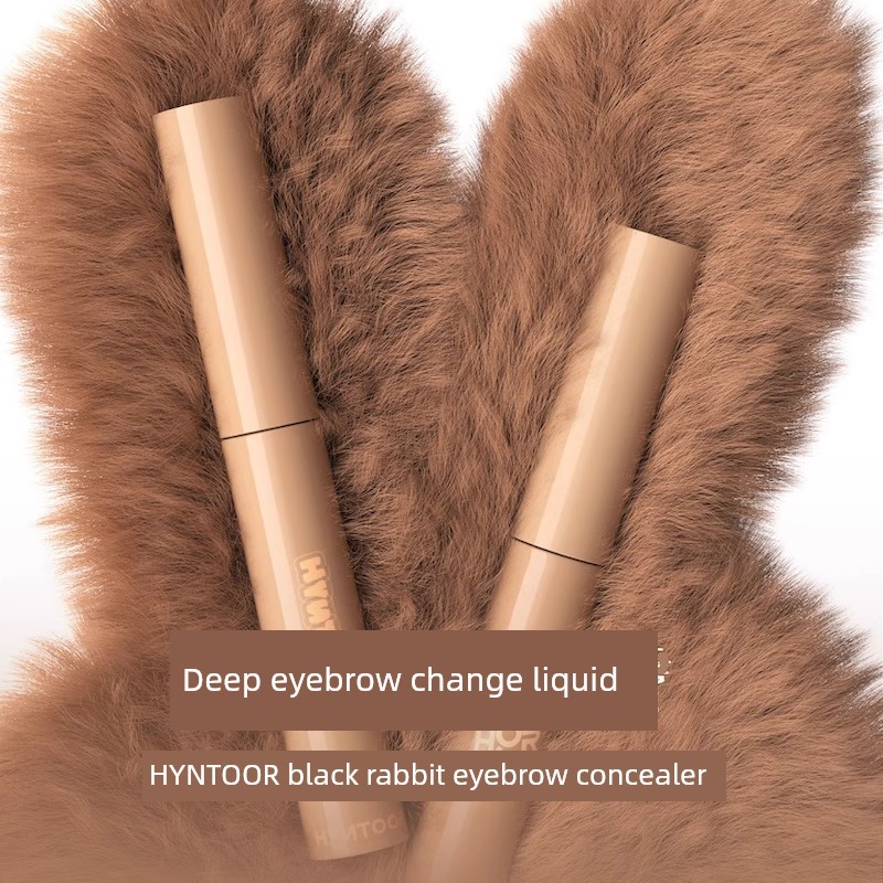 ปัดคิ้ว เจลปัดคิ้ว HYNTOOR กระต่ายสีดํา Dye Eyebrow Cream ติดทนนานกันน้ําจัดแต่งทรงผม Wild Eyebrow E