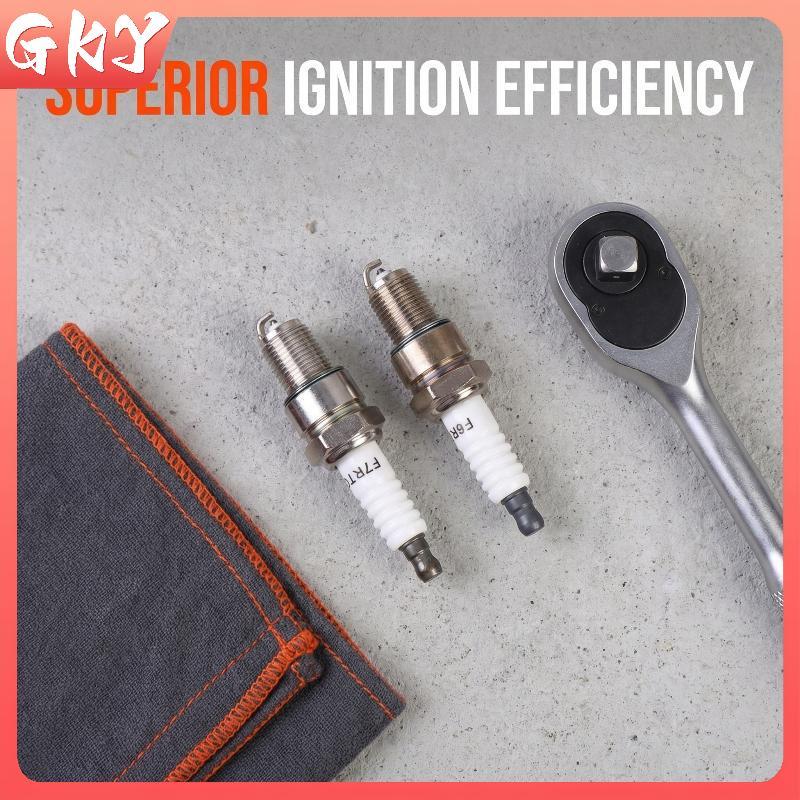 GKY F6RTC หัวเทียนสําหรับ PW50 PW80 PW60 LT50 รถจักรยานยนต์เหมาะสําหรับ 50cc 70cc 90cc 110cc Dailymu