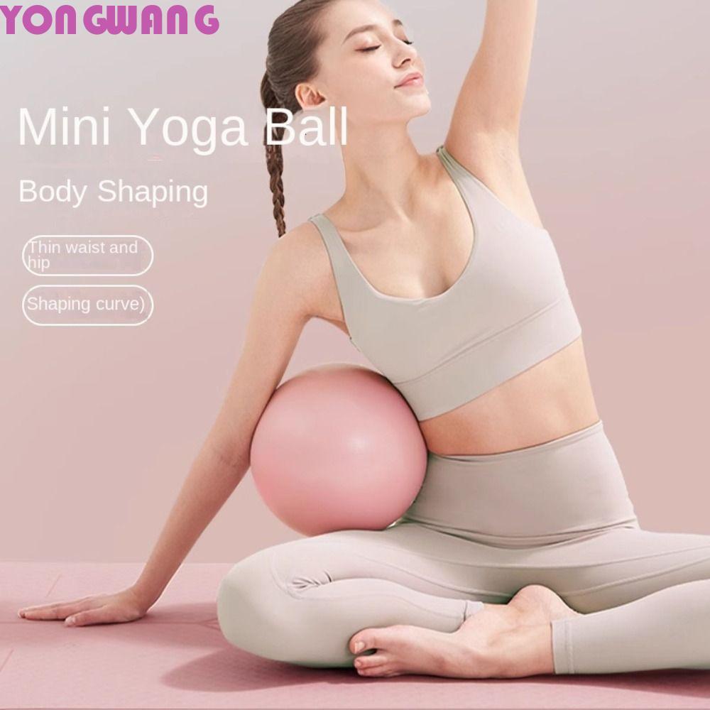 YONGWANG66HR ลูกบอลโยคะ, 25 ซม.PVC Pilates Ball, Balance Ball หนาลื่นทน Mini ออกกําลังกายโยคะฟิตเนส 