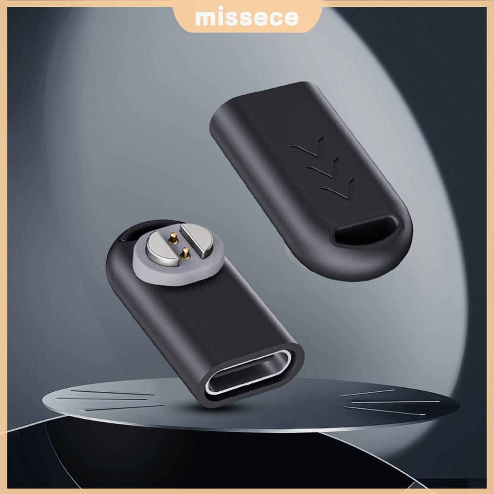 อะแดปเตอร์ชาร์จแม่เหล็กหูฟังแม่เหล็ก USB Type C อะแดปเตอร์ชาร์จตัวแปลงแม่เหล็กสําหรับ Haylou PurFree