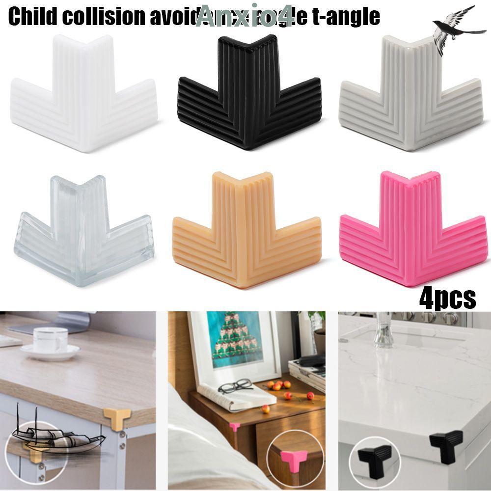 ANXIO4 4PCS Corner Guards Soft Kids Security Desk Table Corner Protector
