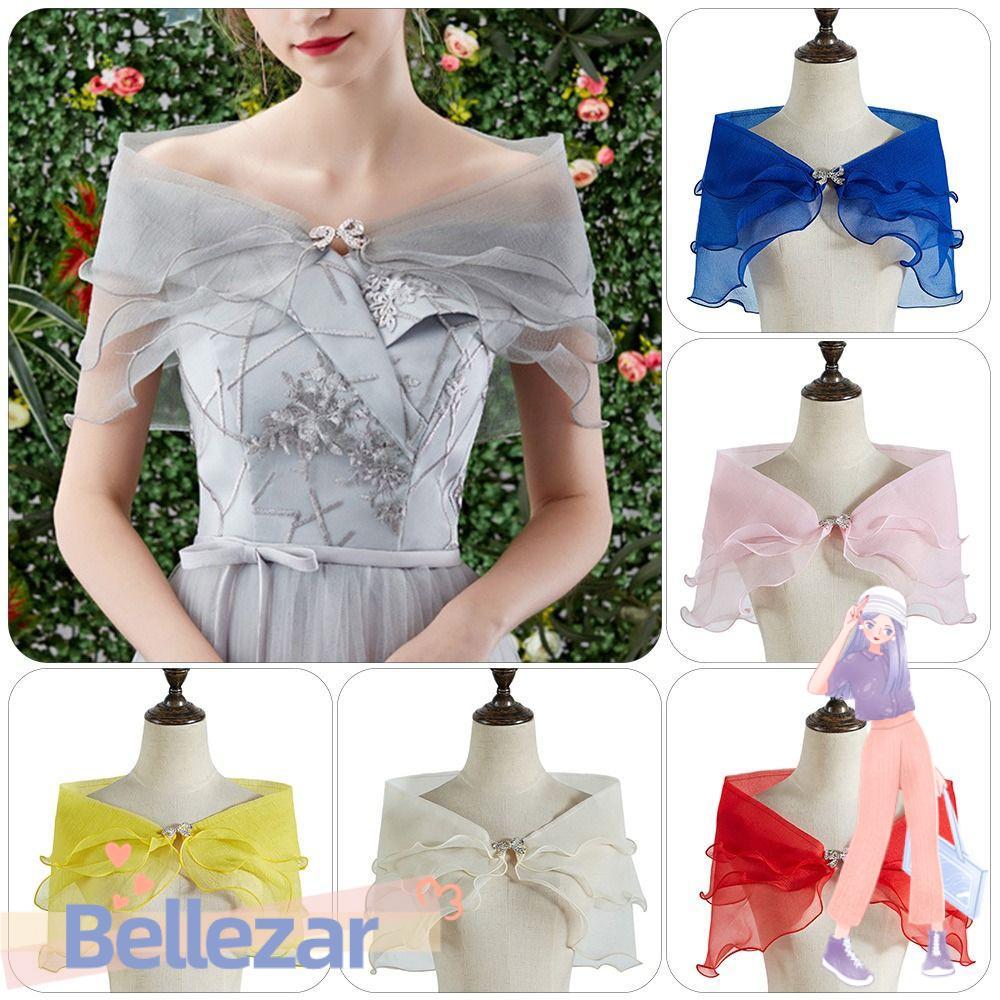 BELLEZAR งานแต่งงาน Cape Party Elegant Casual Dress Cloak