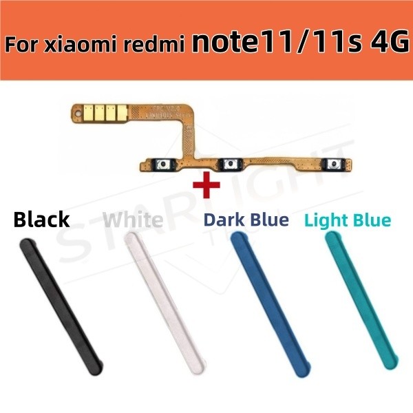 ปุ่มปรับระดับเสียงพลังงาน flex สําหรับ Redmi Note 7/7 pro ON OFF ปุ่มสวิตช์สายริบบิ้น