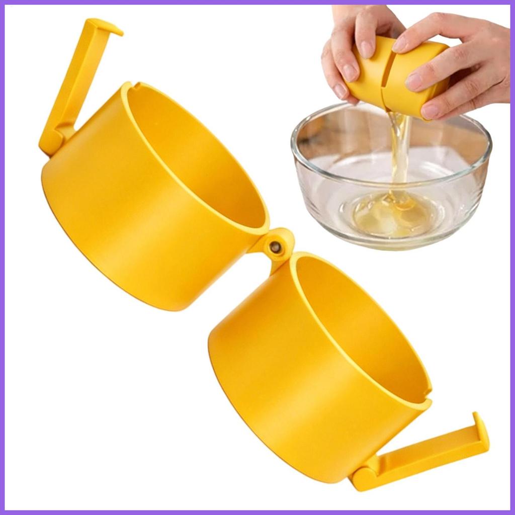 ที่เปิดไข่คู่มือแบบพกพามือถือ Anti-Cut Egg Cracker เครื่องมือสําหรับห้องครัวบ้านทําอาหารอาหาร Prep S
