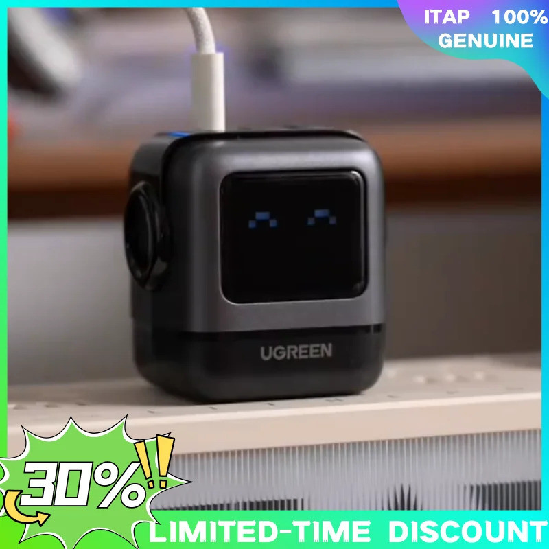 UGREENUno100W GaN Charger Robot Design QC4.03.0PSPD3.0 Fast Charger เหมาะสําหรับ iPhone171615แท็บเล็