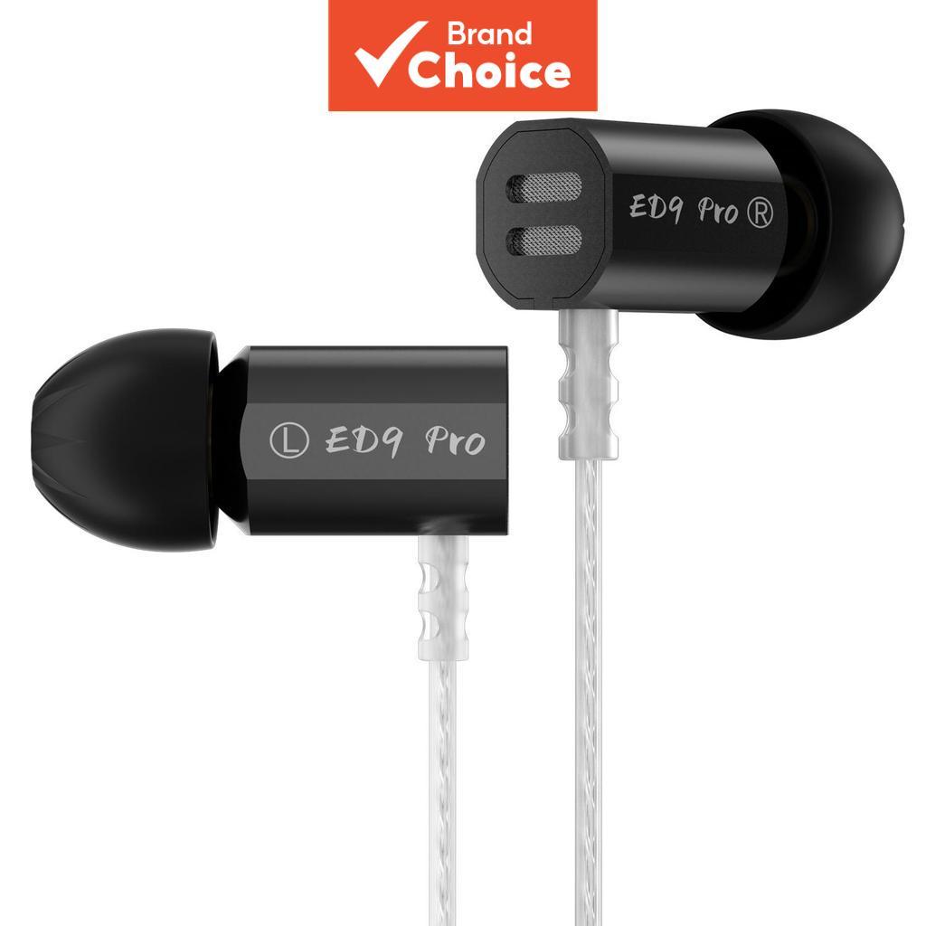 KZ ED9 PRO หูฟังชนิดใส่ในหูกึ่งเปิดขนาดใหญ่ Soundstage HiFi Dynamic Driver โลหะเบส DJ Monitor ชุดหูฟัง