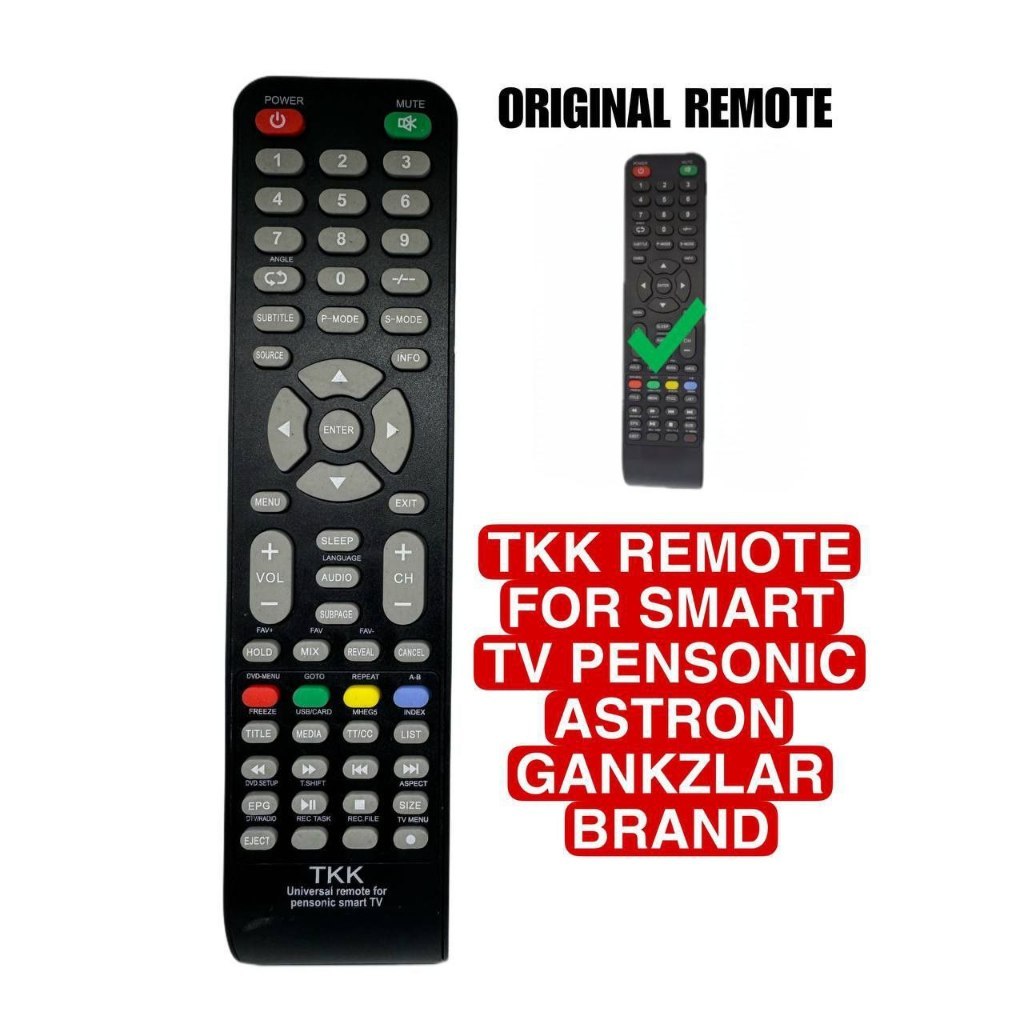 Pensonic Smart Android TV Remote Universal 100% na gagana sa tv mo