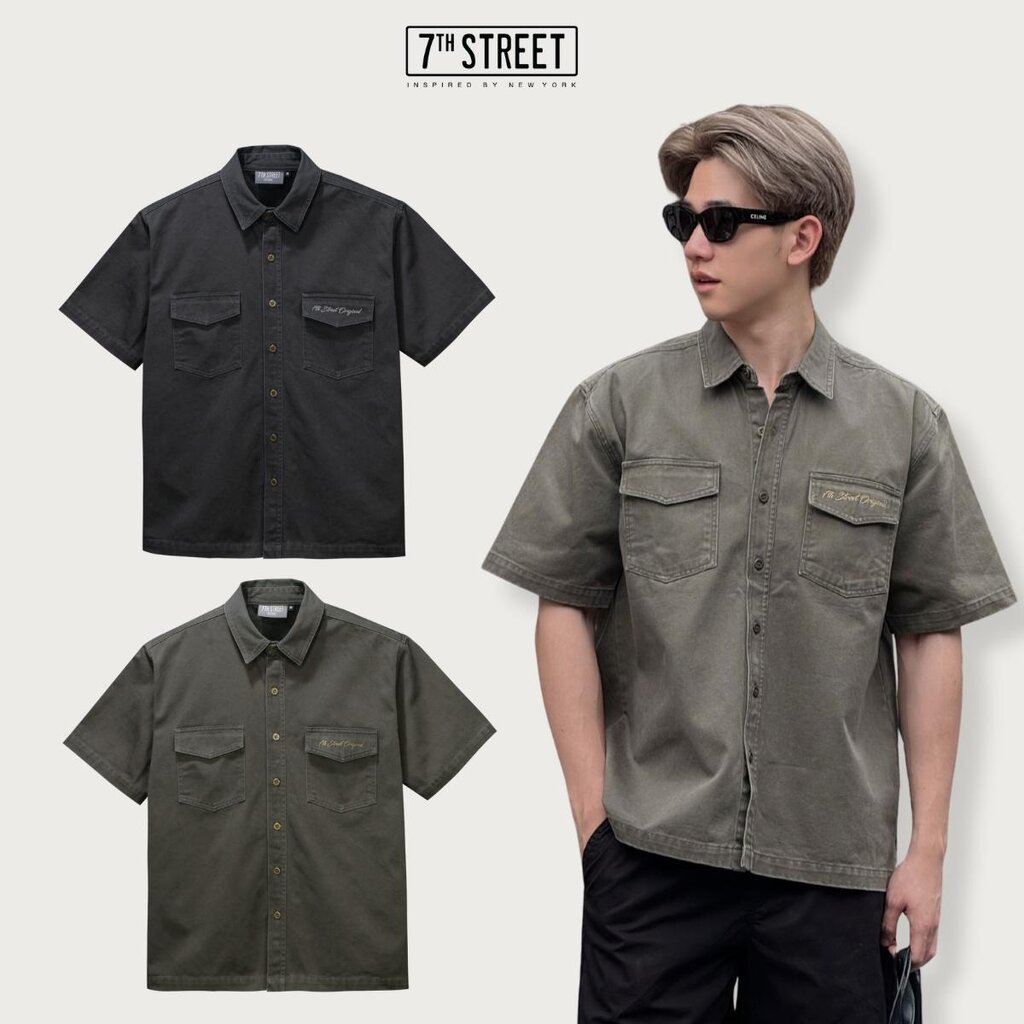 7ᵗʰ Street Original OVER SHIRT OS-SWS ผู้ชาย Man