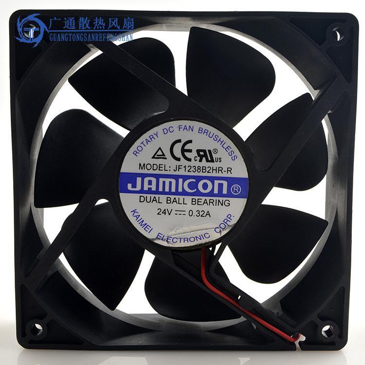 JF1238B2HR-R JAMICON 24V 0.32A 12CM 12038 ABB 45kwเสื้อผ้า