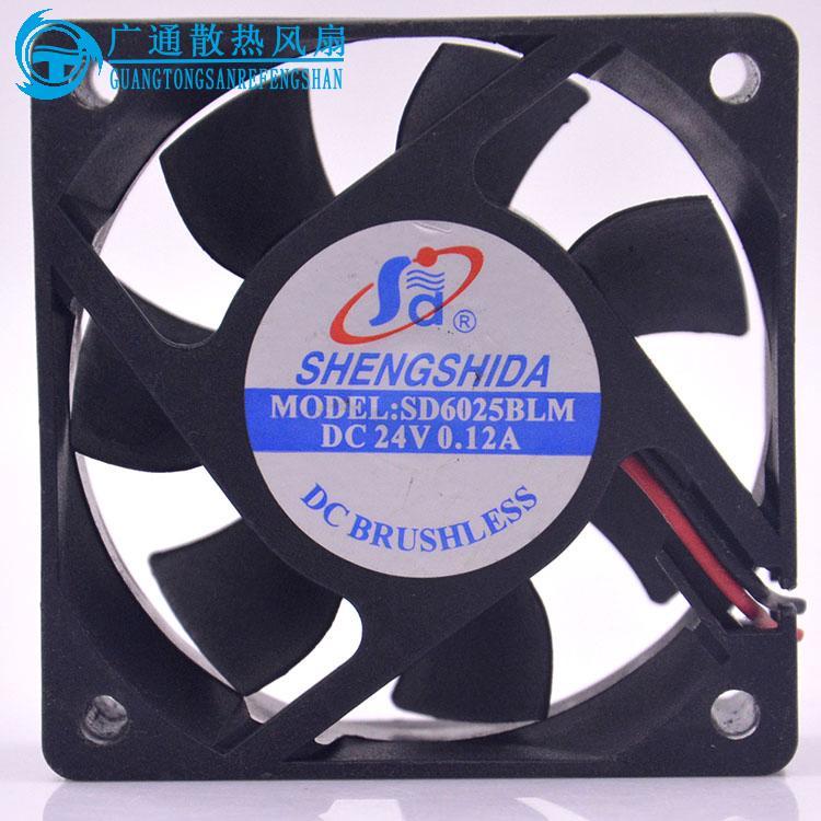 SD6025BLM พัดลมระบายความร้อน SHENGSHIDA DC12V 0.25A 6CM 6025 ใหม่ล่าสุด