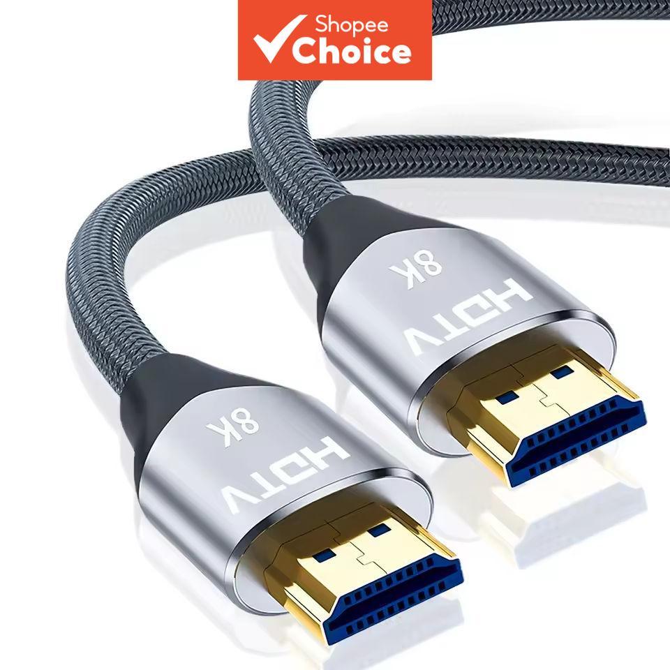 HDMI 5m 8K 2.1 ตะกั่ว 48Gbps 8K 60Hz 4K 120Hz HDR สําหรับ Sony TV สายวิดีโอความเร็วสูง Elite Pro X M