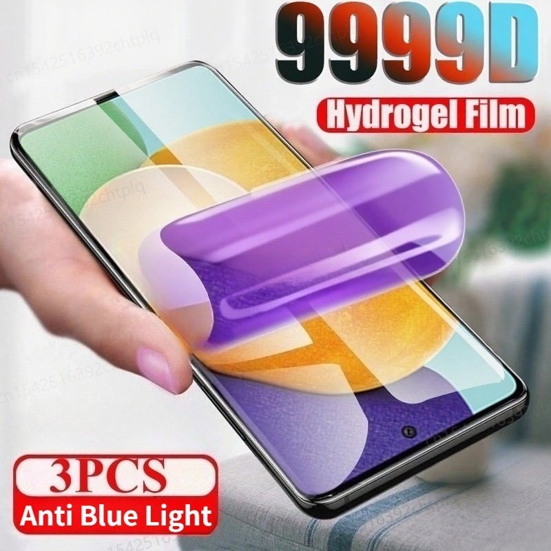 3 ชิ้น Anti Blue Light Soft Hydrogel ฟิล์มสําหรับ vivo T4x T4R T4 Ultra Pro Lite 5G Anti Spy ความเป็