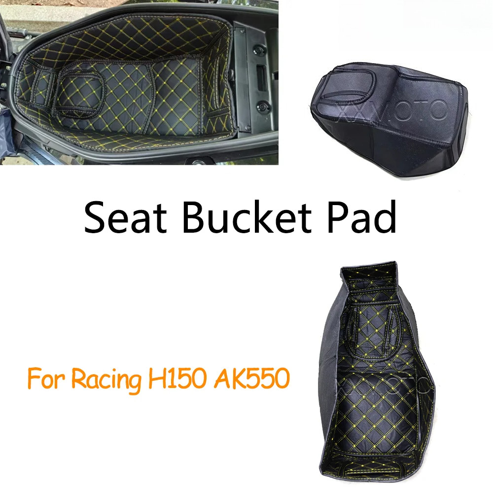 สําหรับ KYMCO Racing H150 AK550 H 150 AK 550 รถจักรยานยนต์ที่นั่งถัง Pad กล่องเก็บ Pad Cargo กระเป๋า
