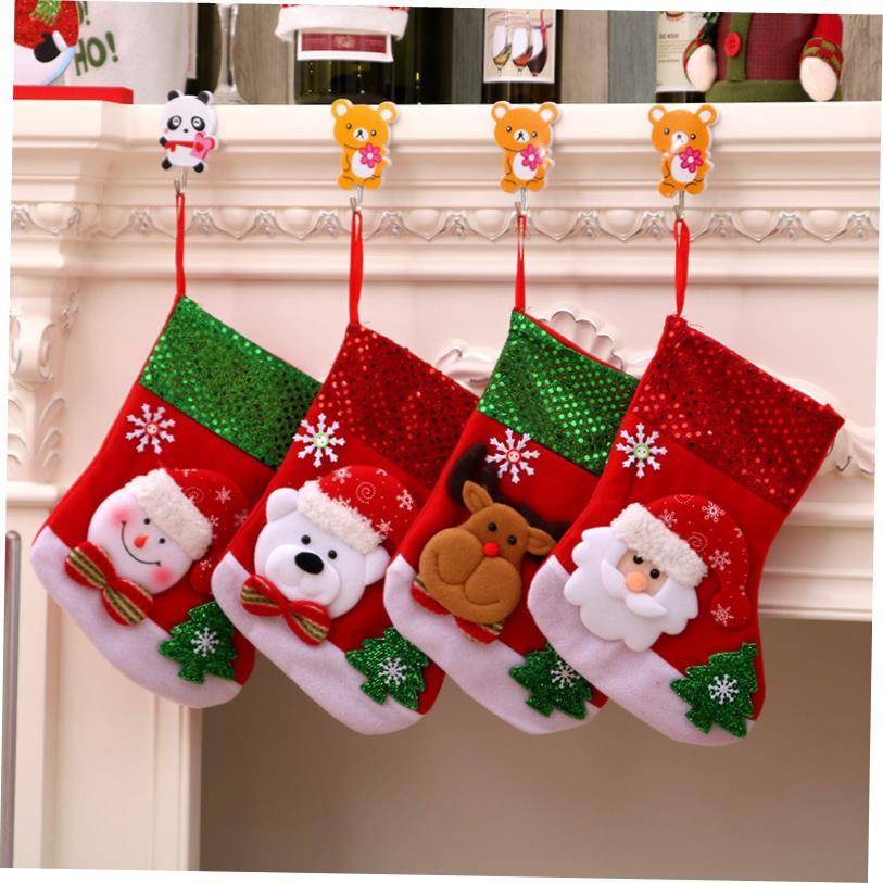 ตกแต่งคริสต์มาส tree stocking gift กระเป๋า goodie 圣Mian Keen