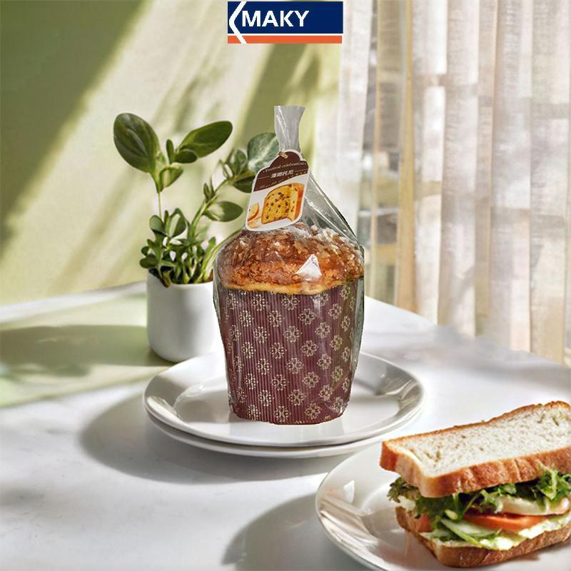 MAKY ถาดกระดาษ Dove แม่พิมพ์ Pastry Bread เค้กกล่อง Paaging เค้กตกแต่งคริสต์มาส Holiday Party ครัวเบ