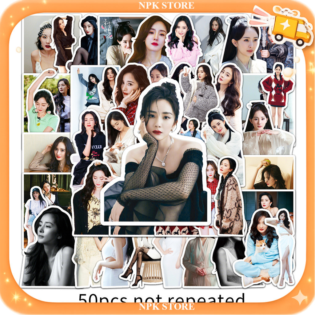 🔥🇹🇭พร้อมส่ง🇹🇭🔥 50แบบ สติกเกอร์ หยางมี่ นักแสดงจีน Yang Mi Chinese Actress sticker
