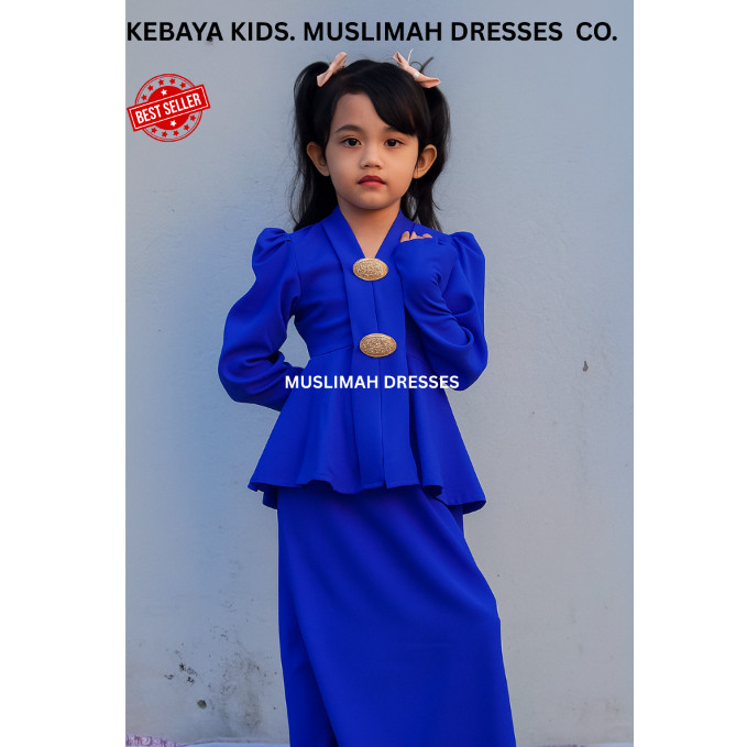 BAJU KABAYA BUDAK BAJU RAYA KABAYA KIDS 2026. RAYA KURUNG MUSLIMS. คอลเลกชันเด็ก MUSLIMAH