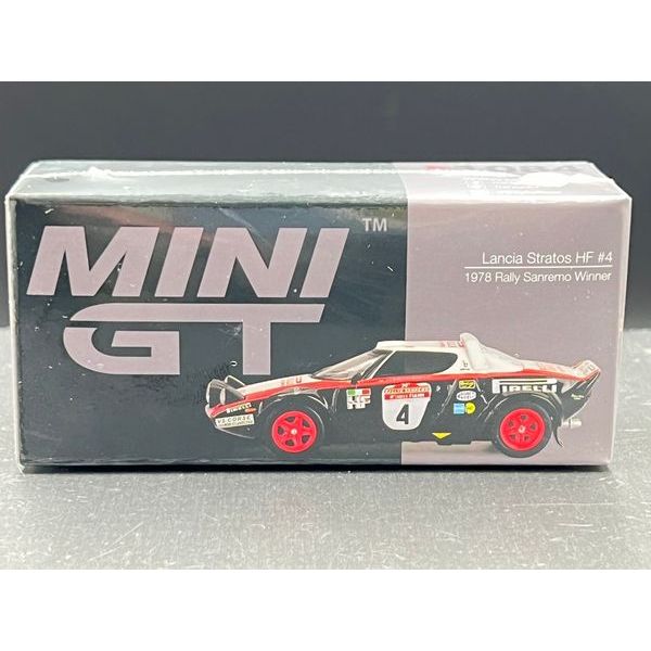 MINIGT Lancia Stratos HF #4 1978 Rally Sanremo Winner