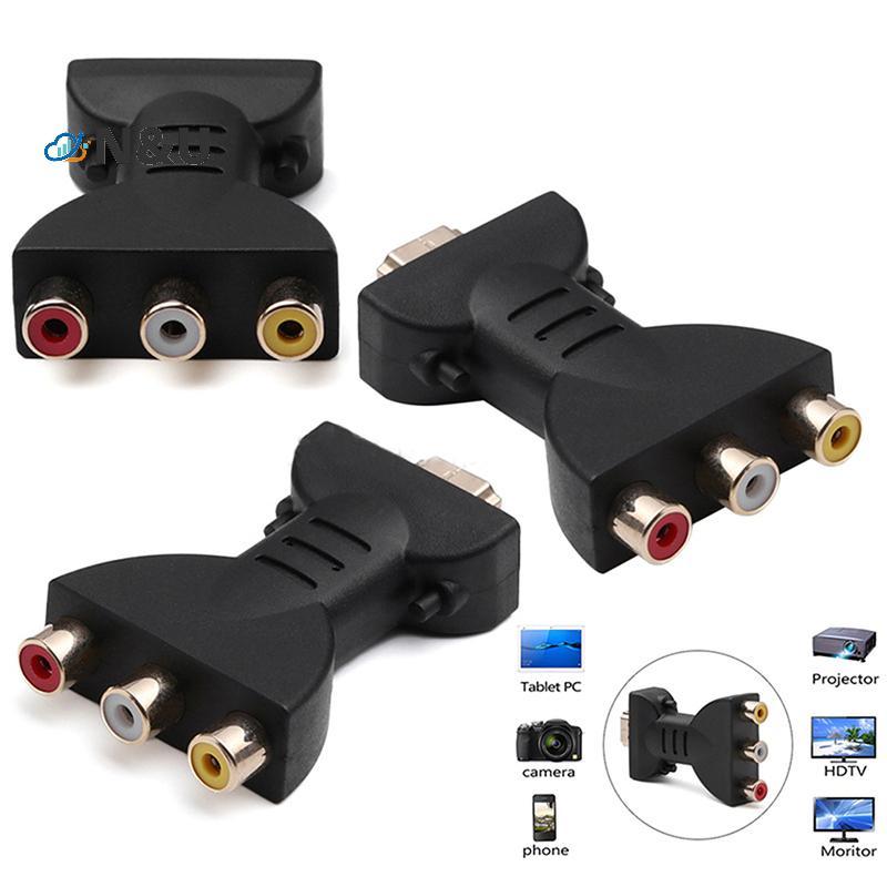 N&U HDMI To AV Audio Adapter HDMI To VGA Connector RCA Video Audio Adapter สําหรับ HDTV