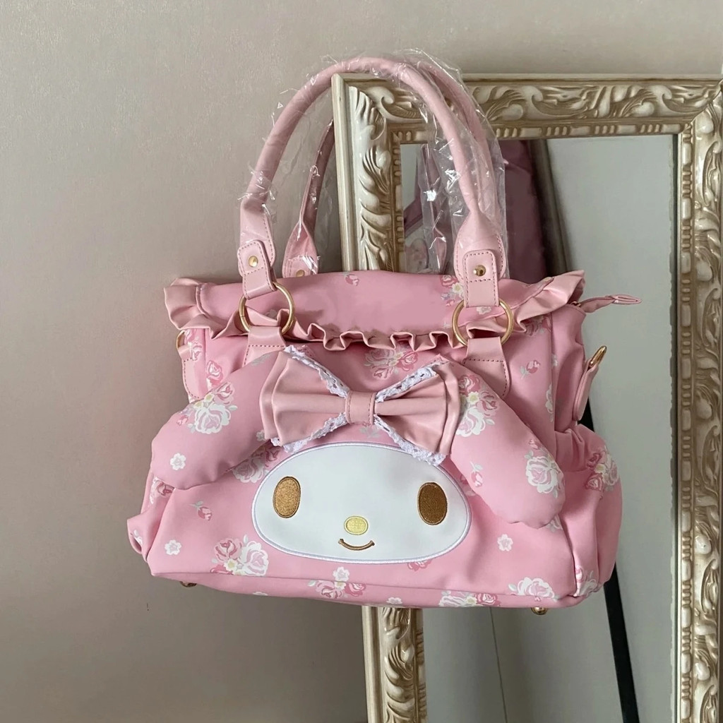 Sanrio Melody Tote Commuter Bag กระเป๋าเป้สะพายหลังและสะพายข้าง