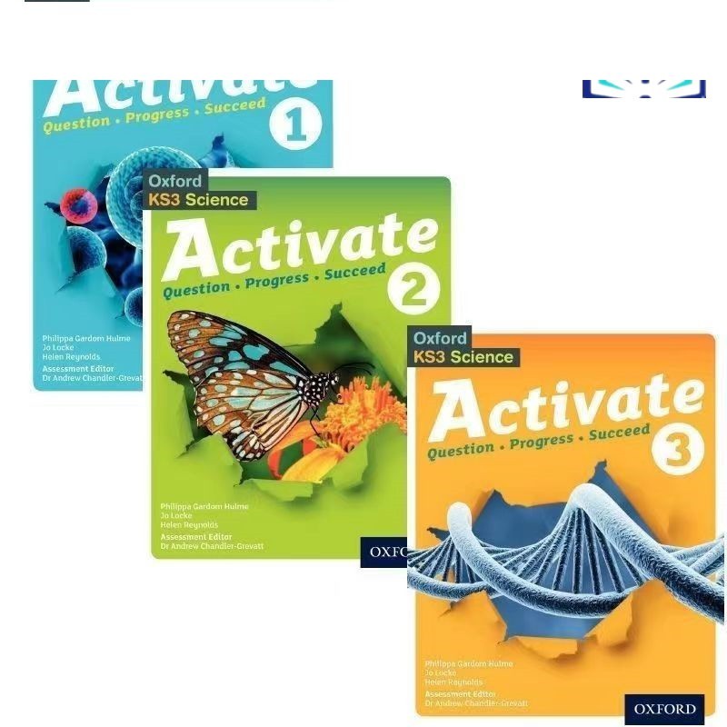YJJJ  Oxford KS3 Science Activate Series ระดับ 1/2/3 Oxford Student Learning หนังสือเรียนสมุดงาน