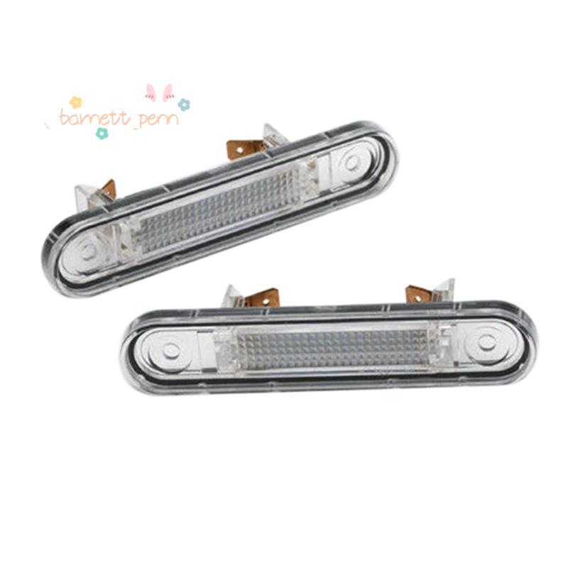 ไฟป้ายทะเบียน LED 1 คู่สําหรับ - W124 W201 W202 ไฟป้ายทะเบียนรถยนต์