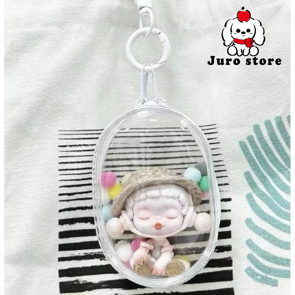 JURO PUMPKIN PROTECTION BAG (BU)/กระเป๋าเดินทาง 10CM HIRON0 CRYBAY DAMO0 รูป/ CASE P0P MART