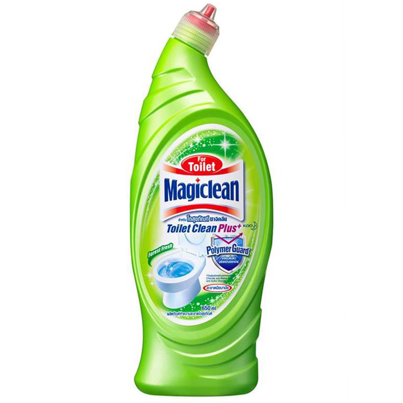 มาจิคลีนผลิตภัณฑ์ทำความสะอาดโถสุขภัณฑ์ 650มล. Magiclean Toilet Clean Plus 650ml. [หมายเลขบาร์โค้ด 8851818845961 ]