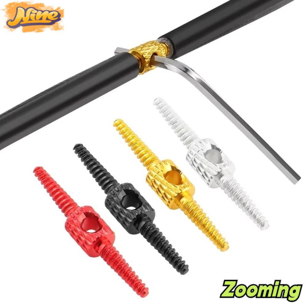 ZOOMING 5 ชิ้นชุดสายเบรคจักรยานเครื่องมือ,Multi-Functional ทนทานภายในสาย Roouting เครื่องมือ,คุณภาพสูงแบบพกพา Universal Fit อะแดปเตอร์ซ่อมจักรยานการบํารุงรักษาจักรยาน
