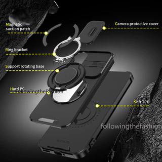 ปลอกสําหรับ Vivo V70 5G 2026 vivo V70 V70FE V60 V50 Lite 4G 5G กันกระแทกเคสโทรศัพท์โลหะเกราะแหวนวงเล็บ Stent กลับ Push เลนส์กล้องความเป็นส่วนตัวปกป้องผู้ถือกลับปลอกฝาครอบ