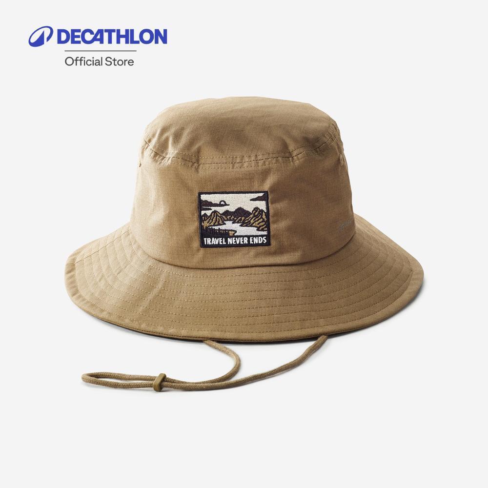 Decathlon Anti-UV Trekking Hat Travel 100 หมวกเดินป่า กันรังสียูวีรุ่น Travel 100 - Brown