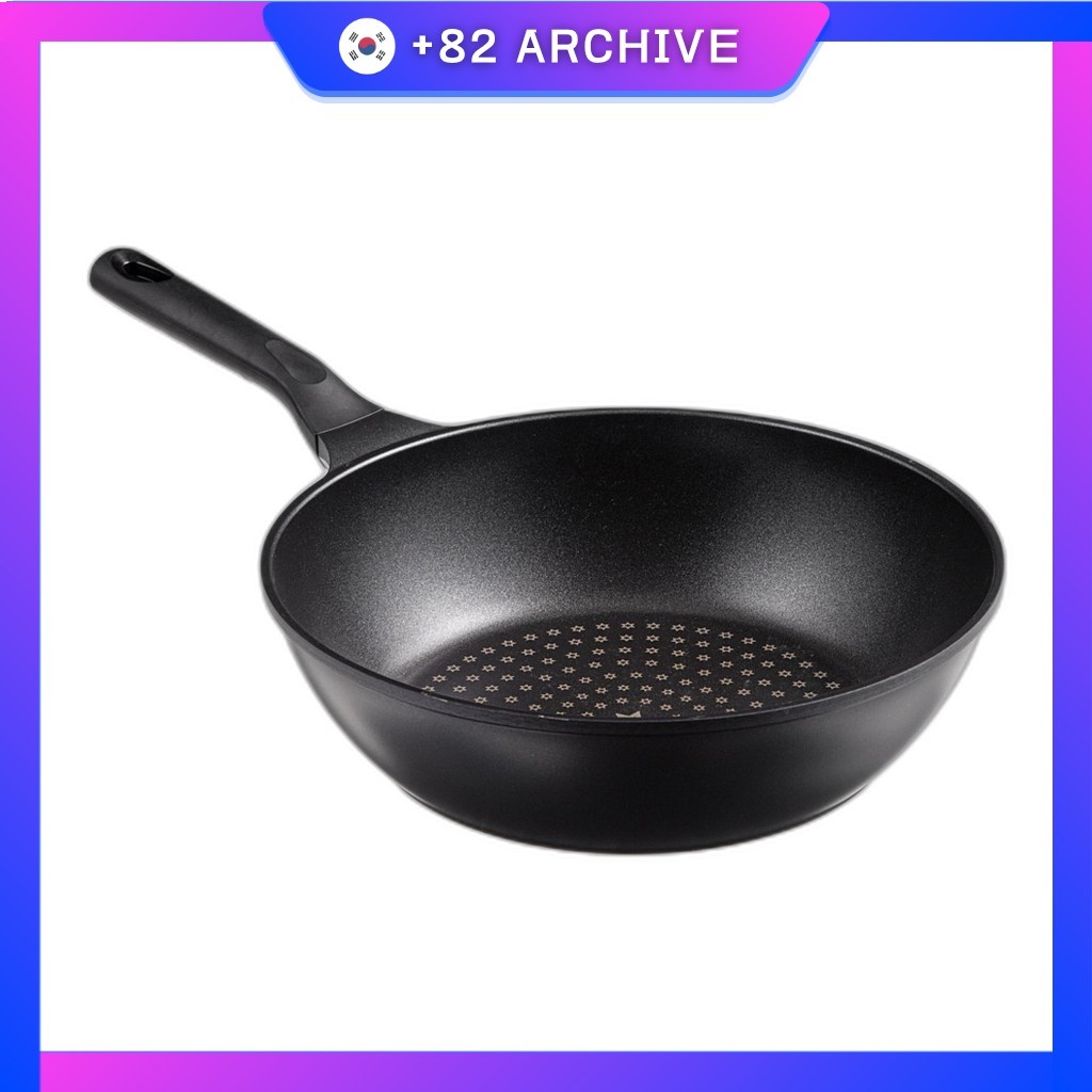 [tamasa] IH Induction Titanium-Coated Deep Pan, 30cm, 1pc / Korean Deep Pan / Induction Compatible โ