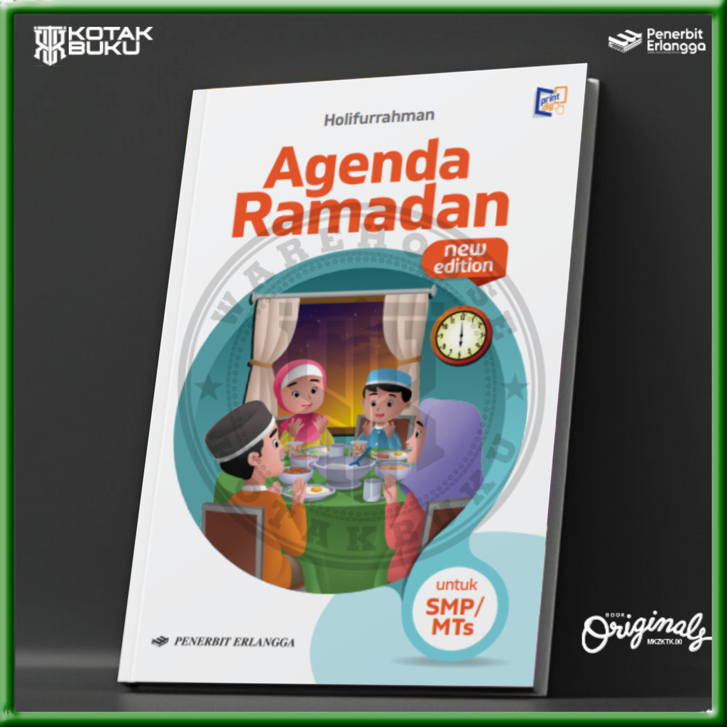 [ Erlangga ] Agenda Agenda สําหรับโรงเรียนมัธยมต้น / มัธยมต้นอิสลาม / วาระฎอน