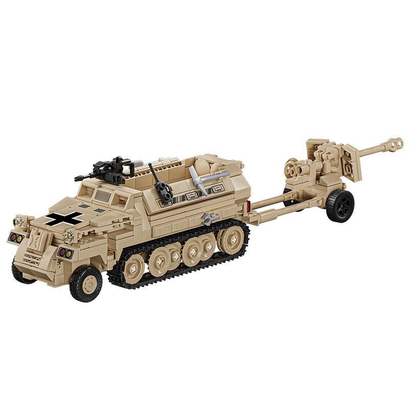99 T34 Tiger 1 Tank Model Building Blocks Military Toy Gift for Boy