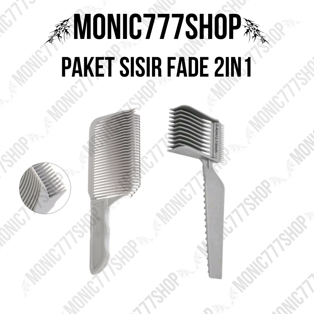 FADE COMB แพคเกจ 2in1 FADE COMB WARIOR CUT COMB FADE TRAINING COMB LOW FADE COMB FRENCH CROP COMB สู