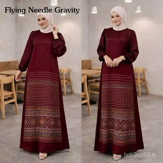 2026 ลาย Kurung Dress พิเศษ Gamis ออกแบบโดย FNG สีสดใส ไฮไลท์ Body Shape & Elegance เสื้อคลุมคุณภาพพรีเมี่ยมราคาไม่แพง