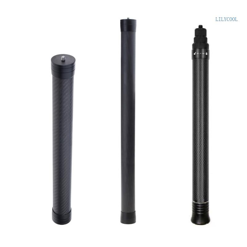 CH คาร์บอนไฟเบอร์ Selfie Stick Rod ขยายสําหรับ Ronin S Feiyu Zhiyun Gimbal 1 4