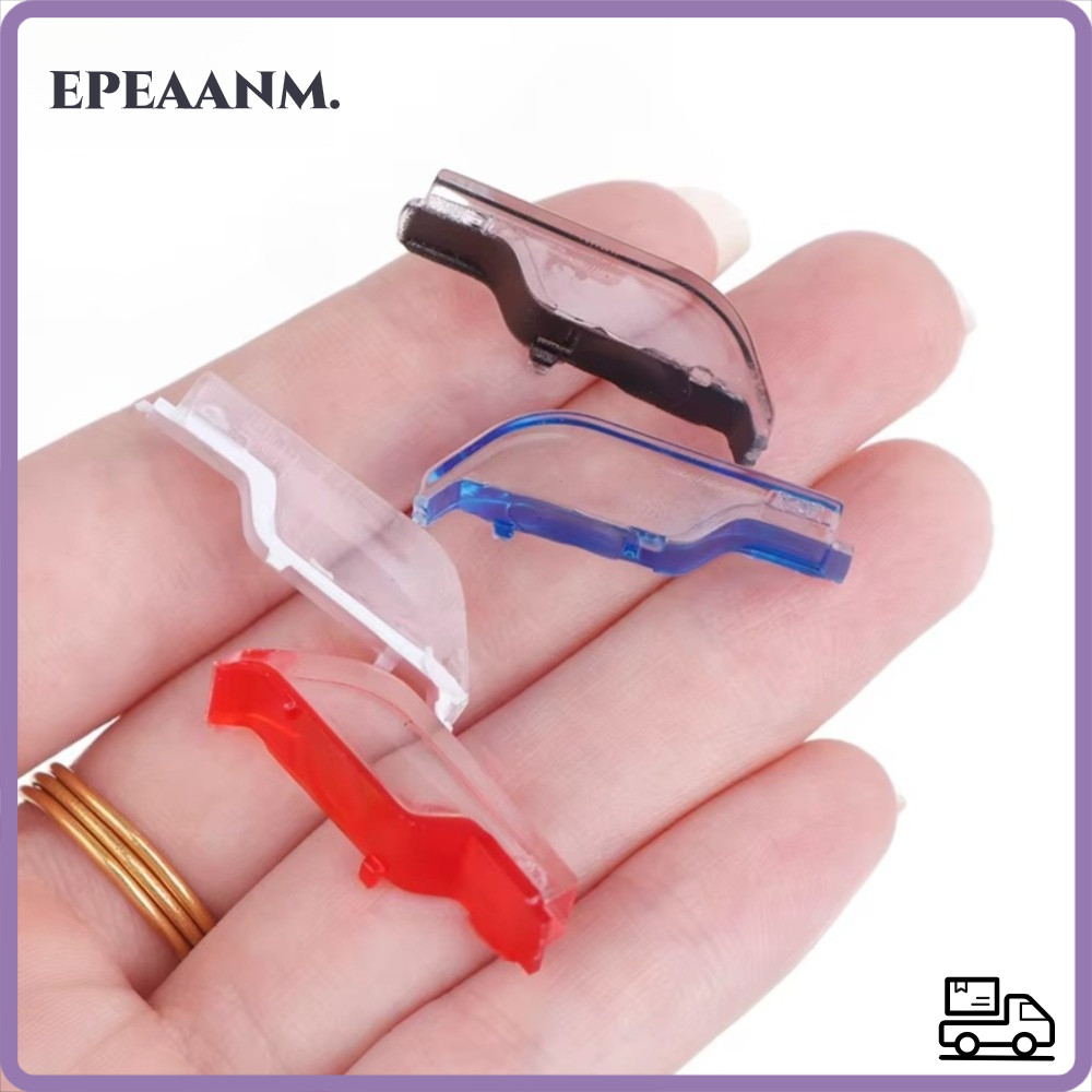 EPEAA 1 คู่ LR ปุ่มทริกเกอร์,สีแดง/สีดํา/สีฟ้า/สีขาวพลาสติกซ้ายขวาปุ่ม LR,อะไหล่เกมแพดเปลี่ยนกุญแจ L