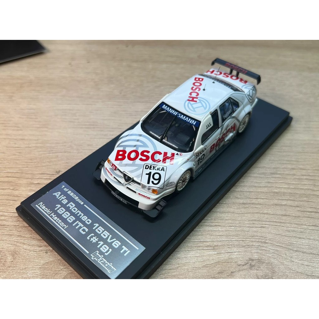 [Orphan] Alfa Romeo 155 หายาก, โลหะผสมขนาด 1/43, Alfa Romeo 155 V6 Ti 1996 ITC No. 19 Car Suzuka, No