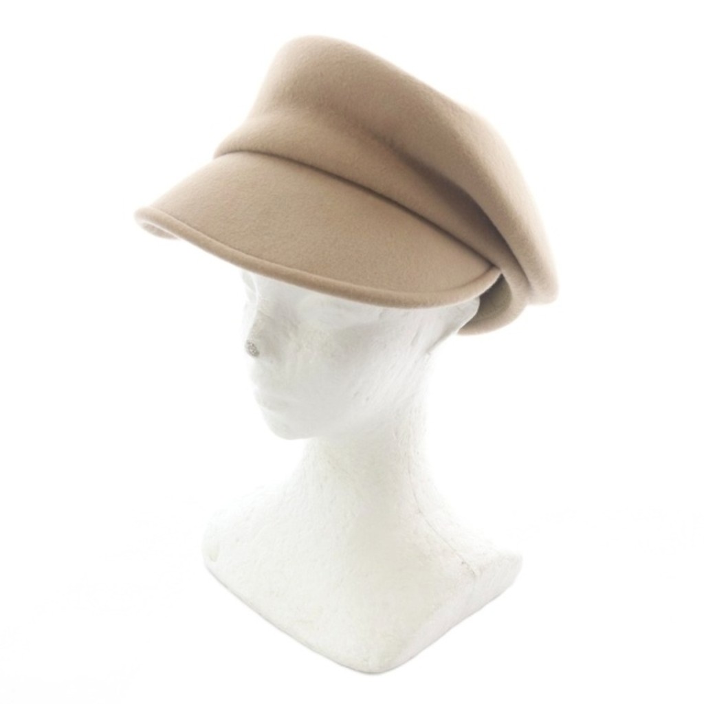 CA4LA Hat Newsboy Cap Asymmetrical wool brown Direct from Japan Secondhand