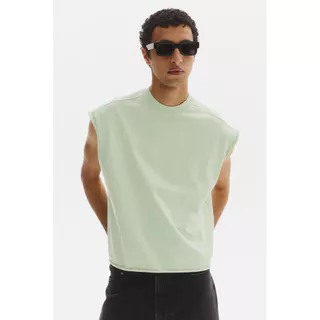 H&M(เอชแอนด์เอ็ม) เสื้อกั๊กทรงบ็อกซี่ไซส์โอเวอร์ไซส์ ผู้ชาย 1345320_1