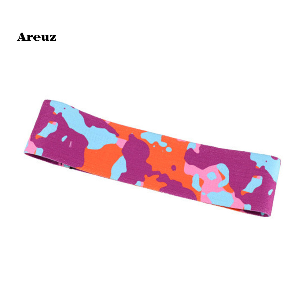 ARE Camouflage Fitness Hip Shaping Elastic Anti-skid Leg Butt Squat Resistance Band