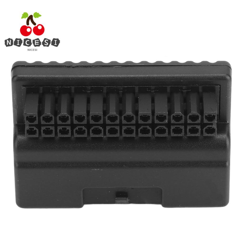 NICESI ATX 24Pin Adapter, การออกแบบมุมขวา 24Pin 90 องศา, ทนทาน 90 องศา Power Adapter Board เมนบอร์ดเ